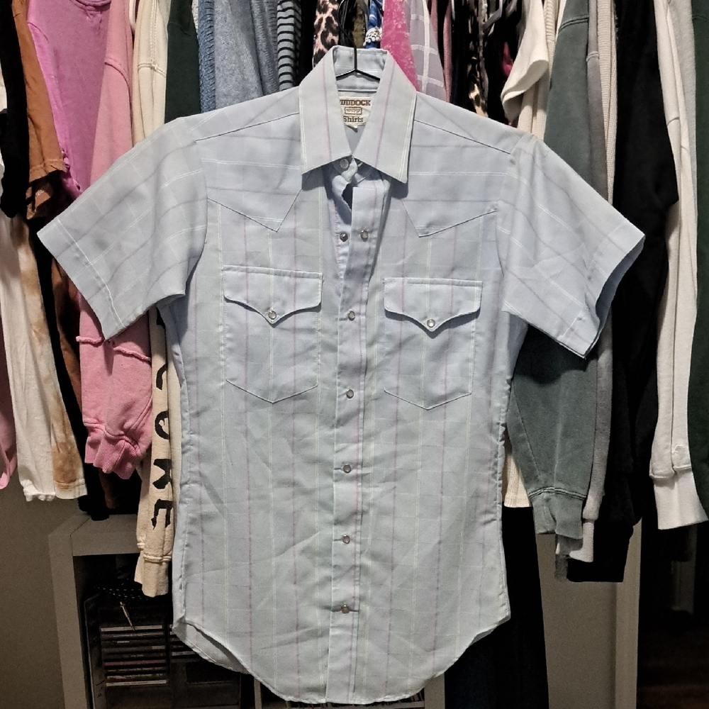Vintage Ruddock Shirt Western Short Sleeve Pearl Snaps